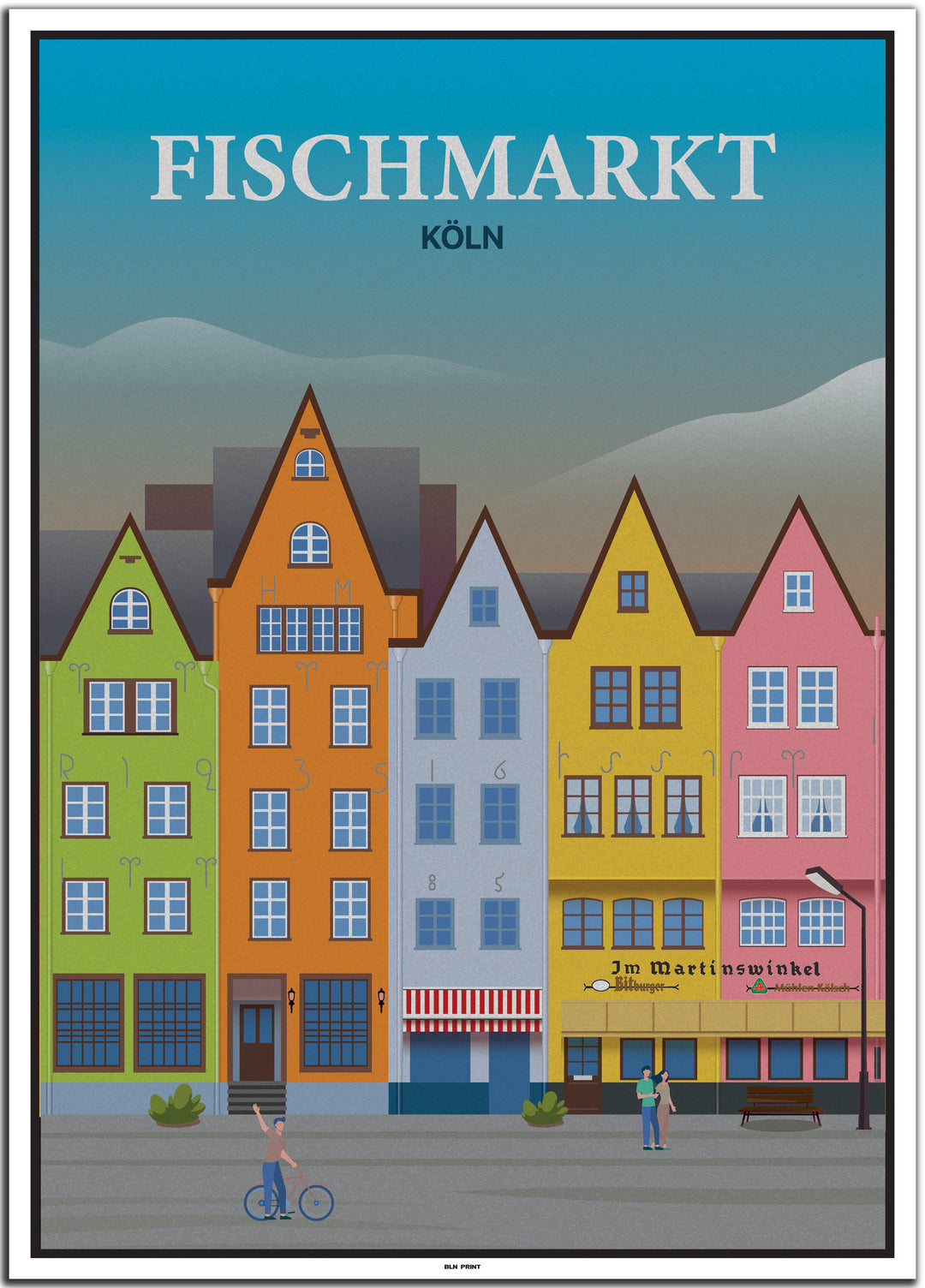 vintage köln poster shop #50x70cm-weier-farbrand