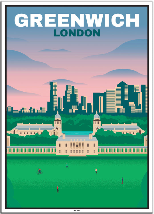 vintage travel poster london #50x70cm-weier-farbrand