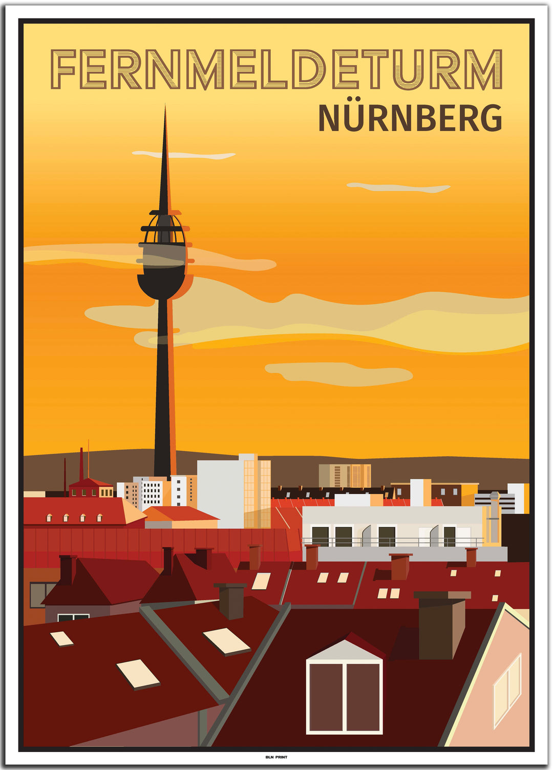 vintage nuernberg poster shop #50x70cm-weier-farbrand