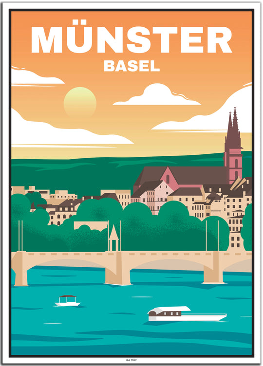 vintage basel poster shop #50x70cm-weier-farbrand