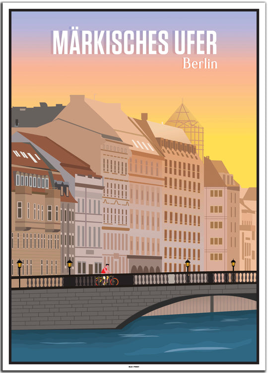 vintage berlin poster shop #50x70cm-weier-farbrand