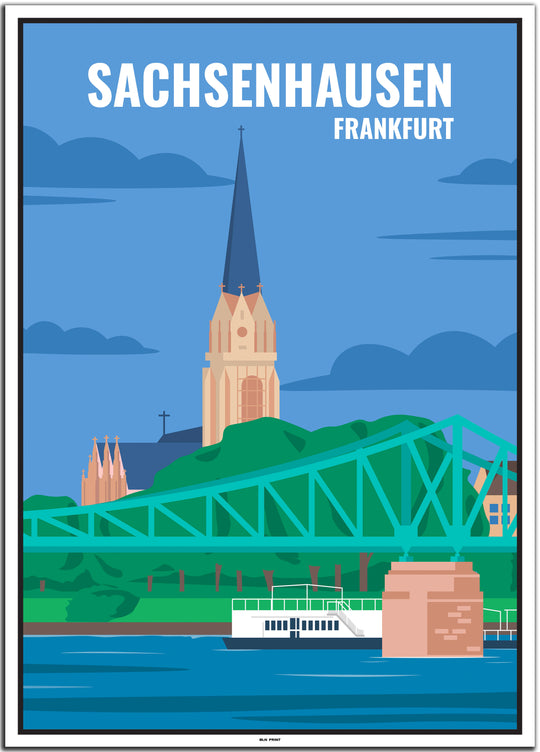 vintage frankfurt poster shop #50x70cm-weier-farbrand