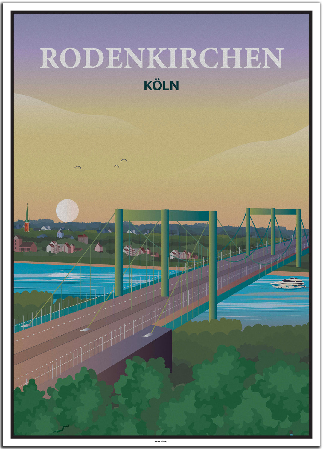 vintage köln poster shop #50x70cm-weier-farbrand