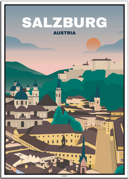 vintage salzburg poster shop #50x70cm-weier-farbrand