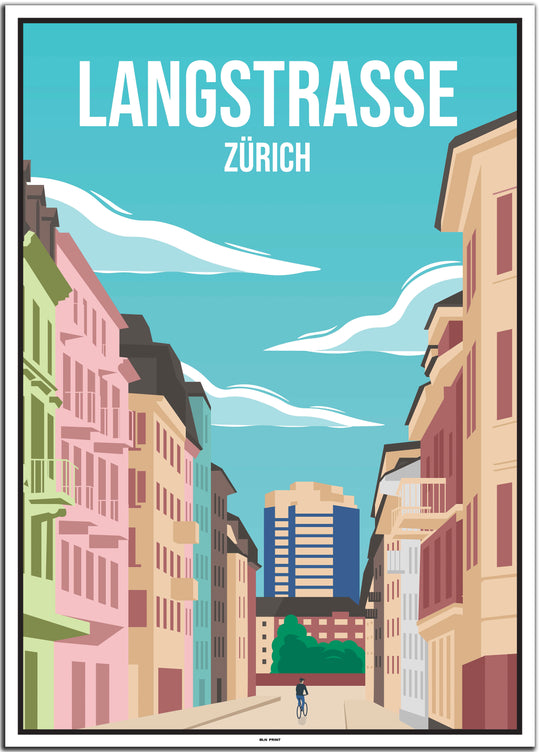 vintage zürich poster shop #50x70cm-weier-farbrand