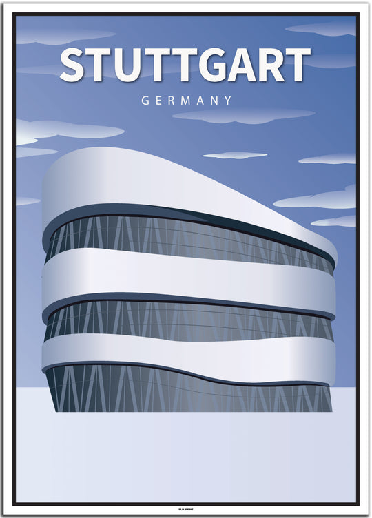 vintage stuttgart poster shop #50x70cm-weier-farbrand