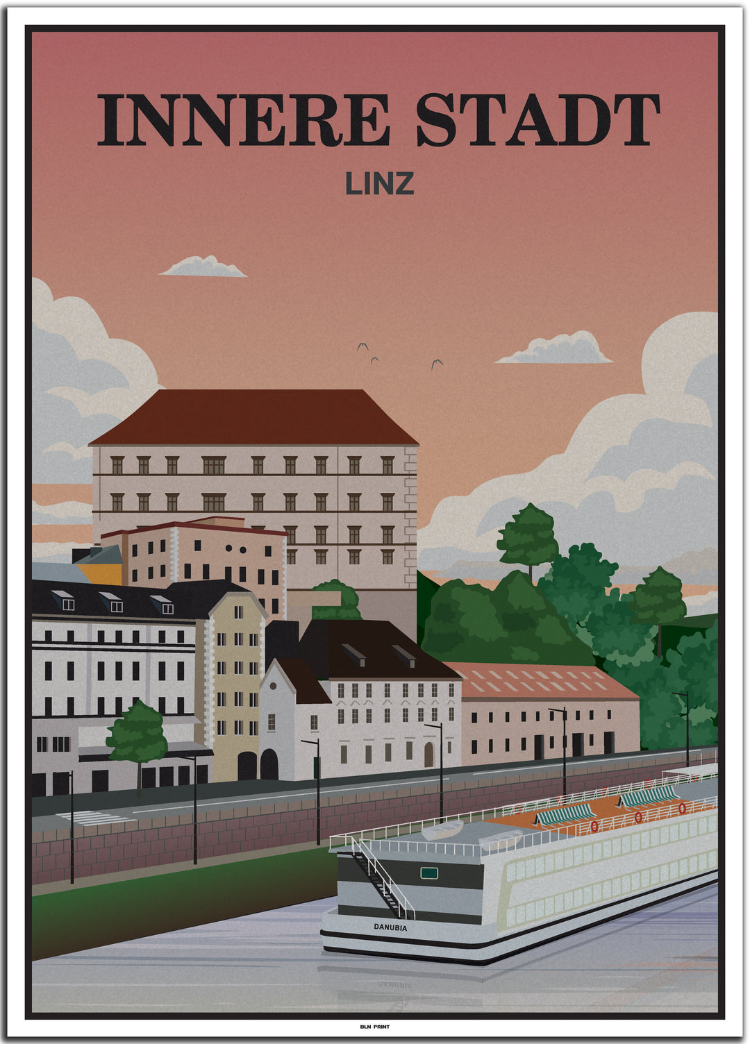 vintage linz poster shop #50x70cm-weier-farbrand