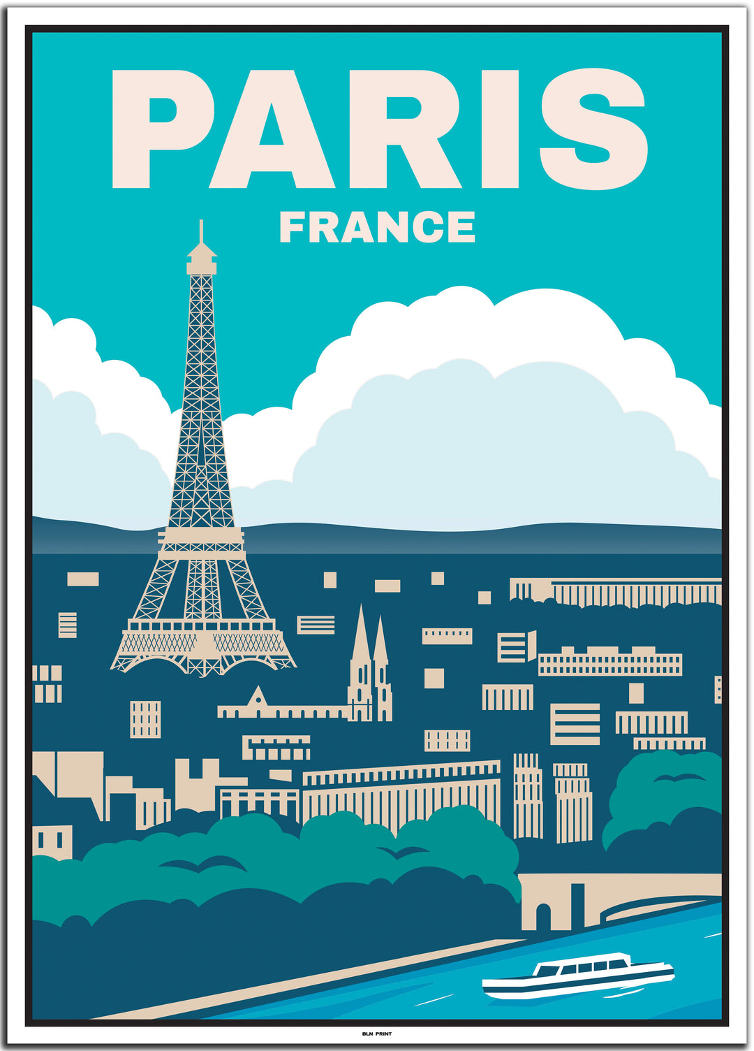 vintage paris poster shop #50x70cm-weier-farbrand