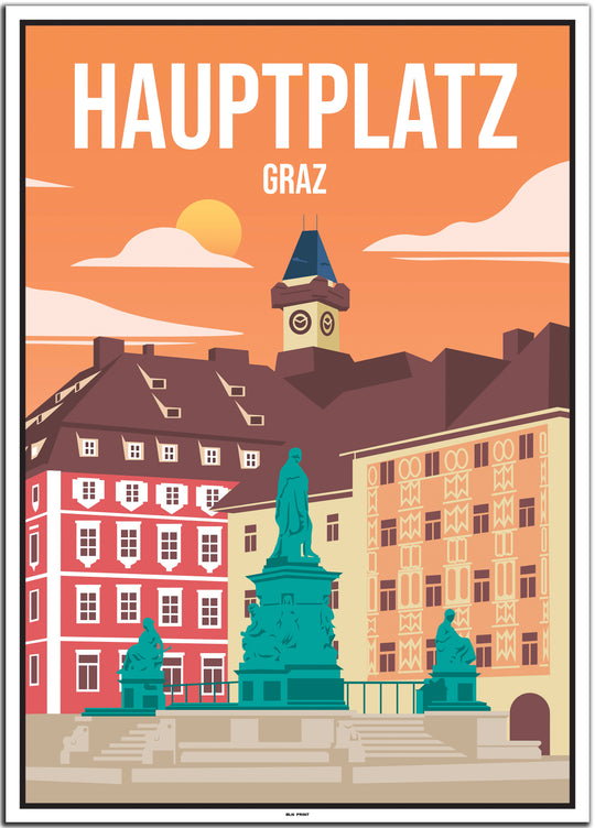 vintage graz poster shop #50x70cm-weier-farbrand