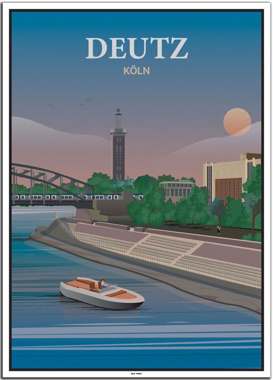 vintage köln poster shop #50x70cm-weier-farbrand