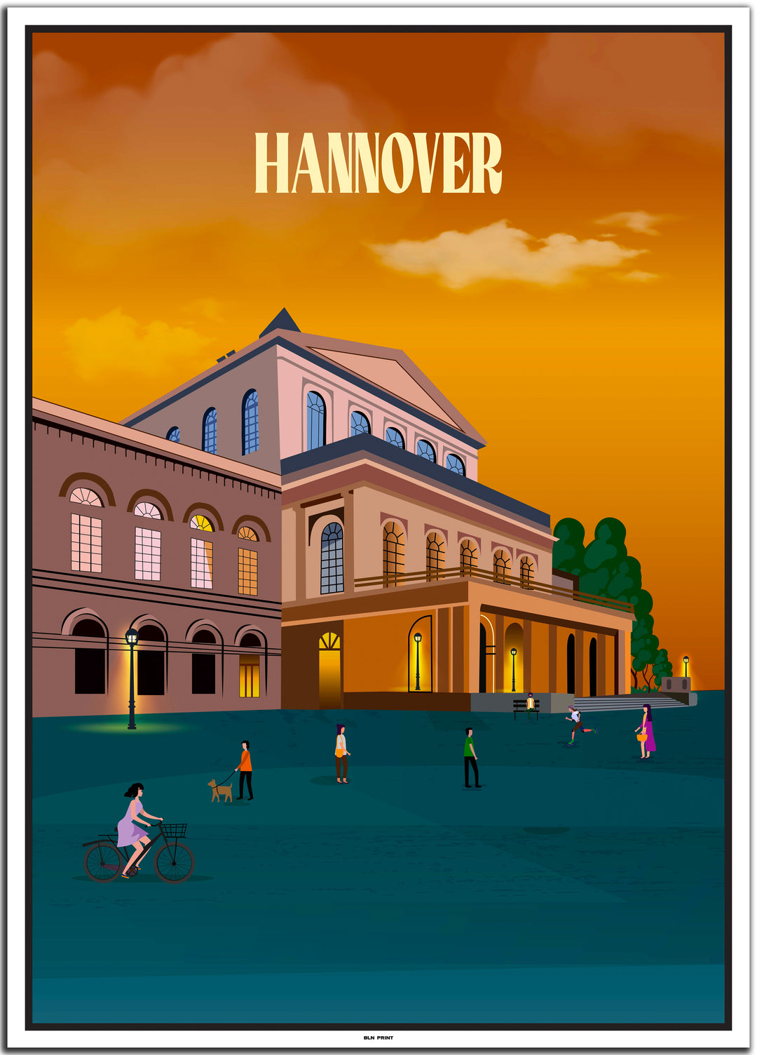 vintage hannover poster shop #50x70cm-weier-farbrand