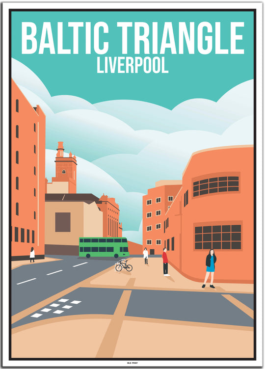 vintage travel poster liverpool #50x70cm-weier-farbrand