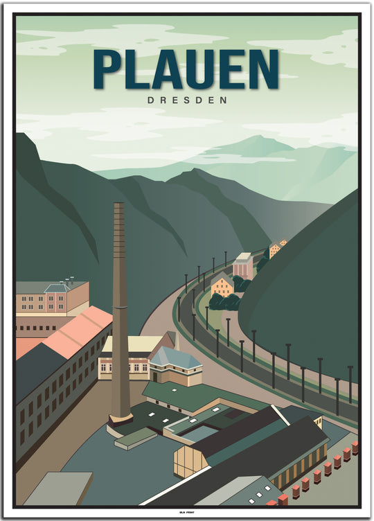 vintage dresden poster shop #50x70cm-weier-farbrand