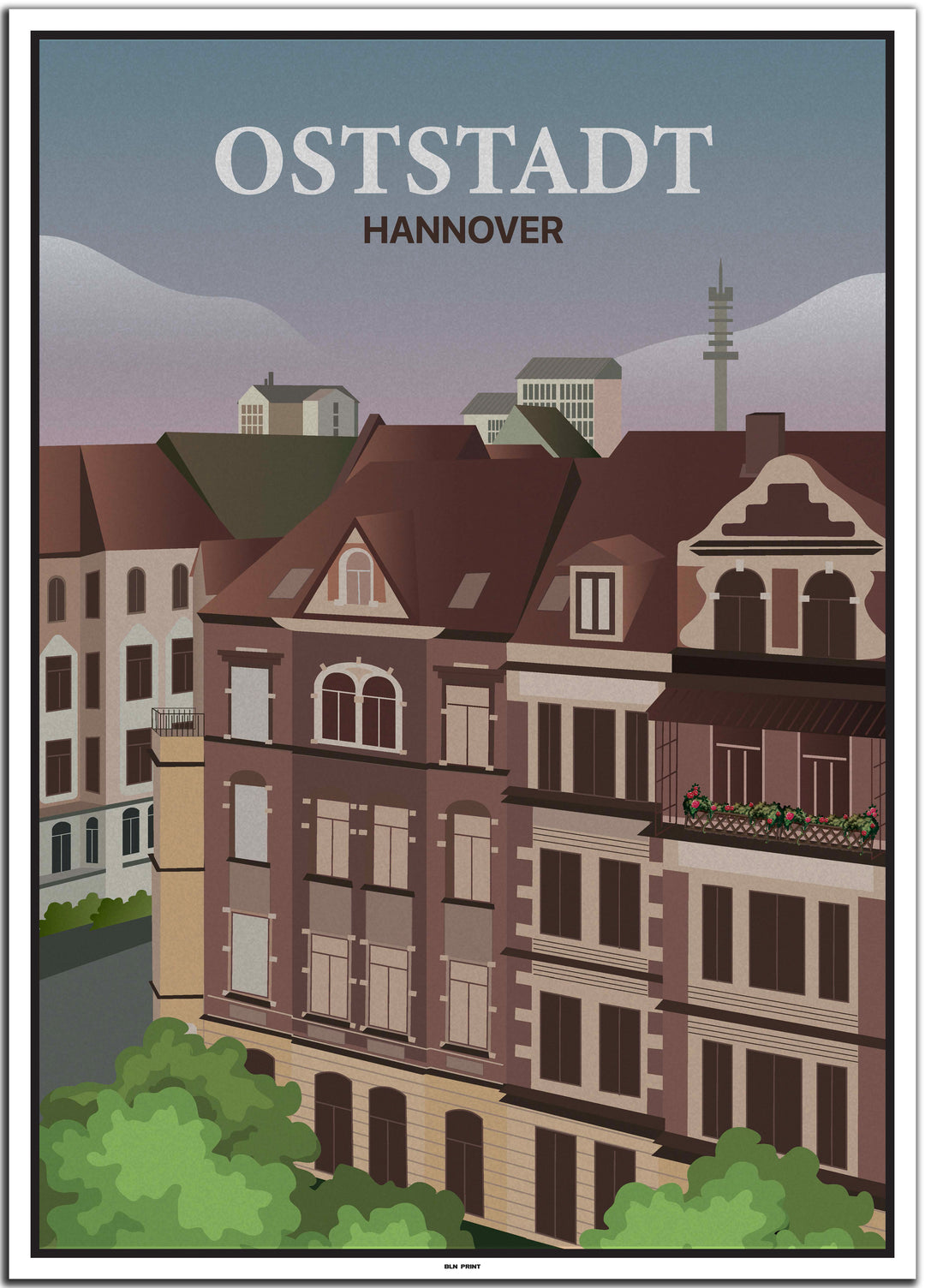 vintage hannover poster shop #50x70cm-weier-farbrand