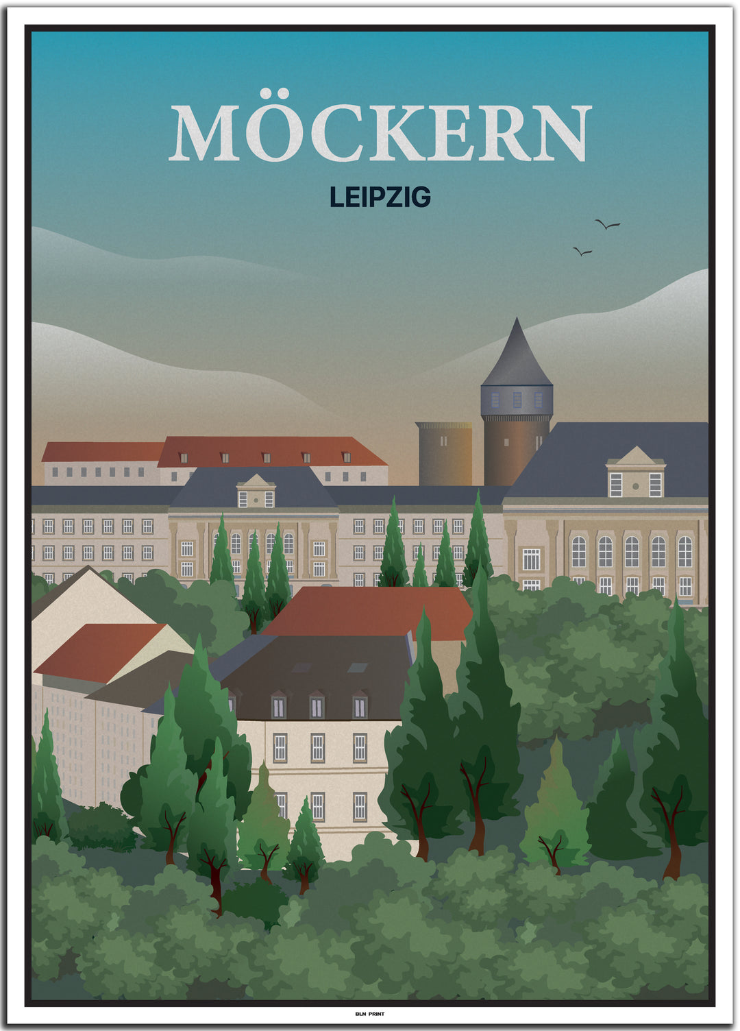 vintage leipzig poster shop #50x70cm-weier-farbrand