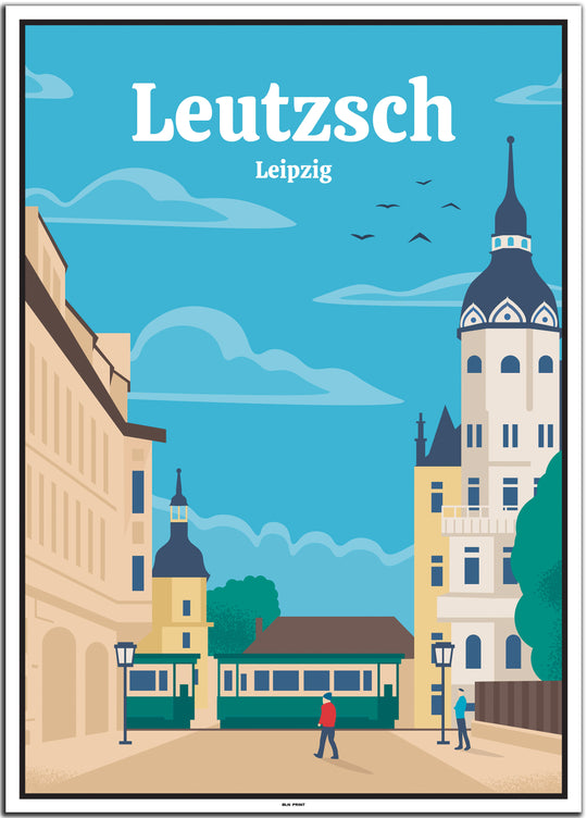 vintage leipzig poster shop #50x70cm-weier-farbrand