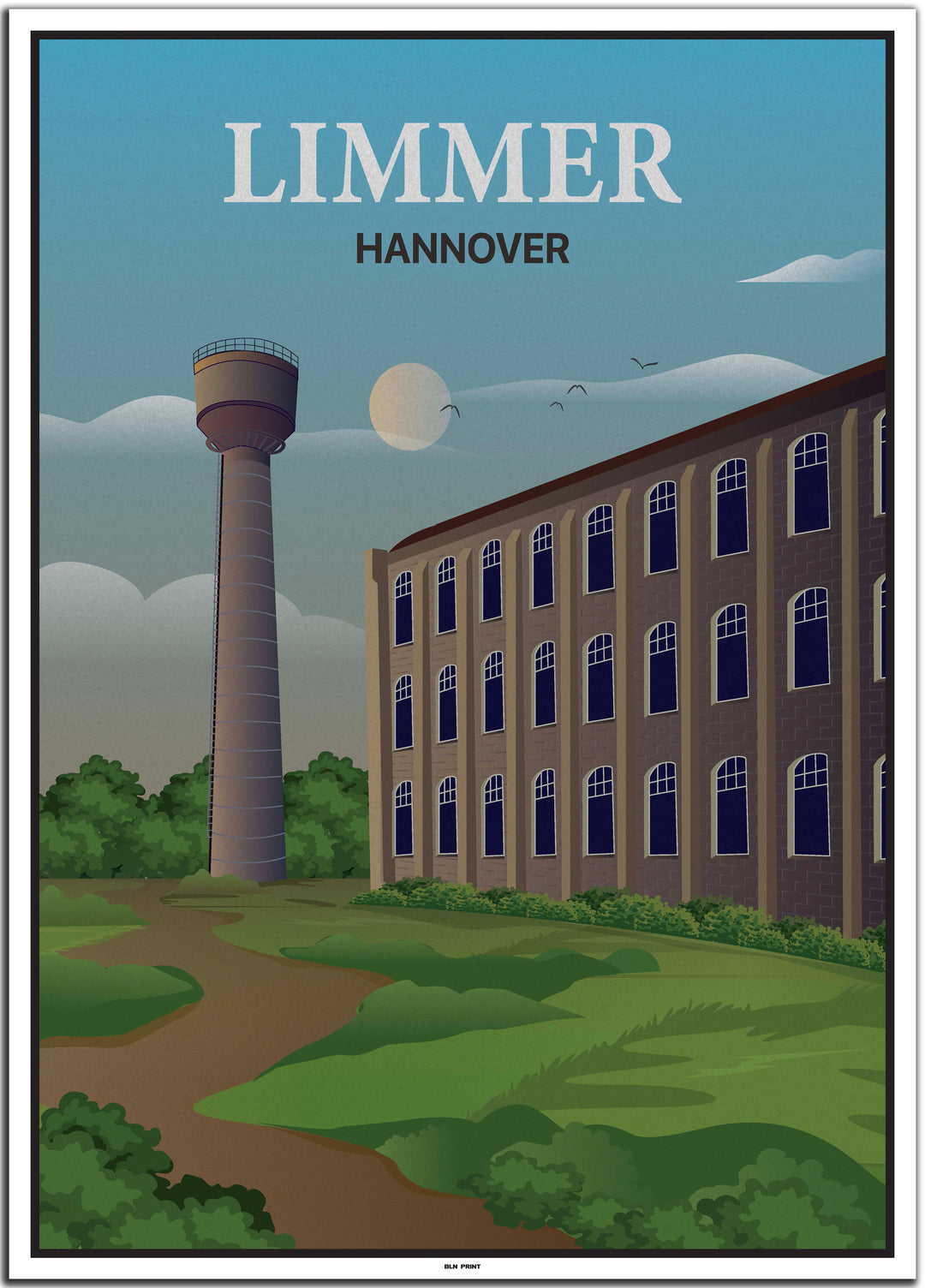 vintage hannover poster shop #50x70cm-weier-farbrand