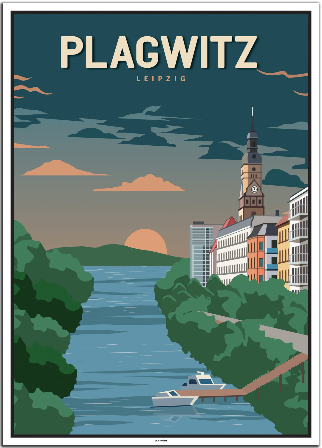 vintage leipzig poster shop #50x70cm-weier-farbrand