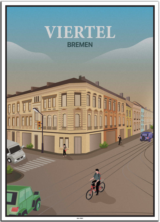 vintage bremen poster shop #50x70cm-weier-farbrand