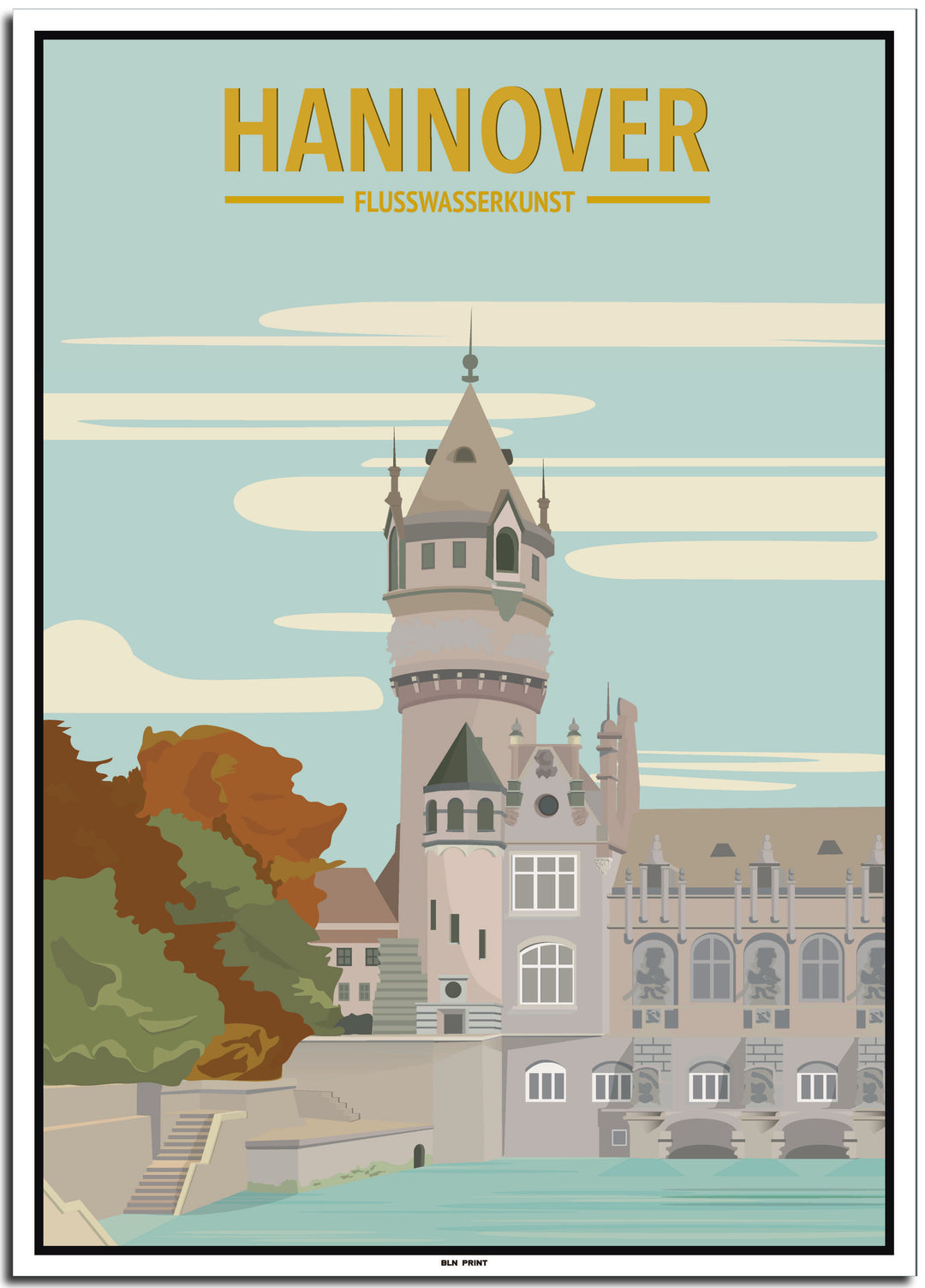 vintage hannover poster shop #50x70cm-weier-farbrand