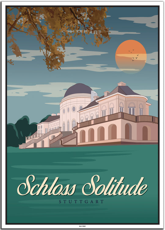 vintage stuttgart poster shop #50x70cm-weier-farbrand