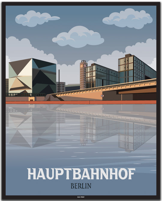 vintage berlin poster shop #40x50cm-schwarzer-farbrand