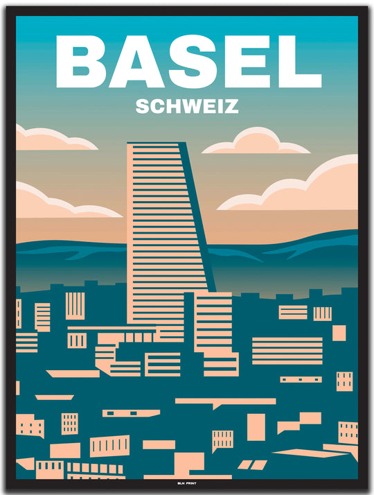 vintage basel poster shop #30x40cm-schwarzer-farbrand