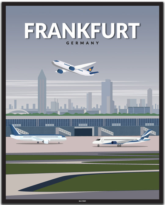 vintage frankfurt poster shop #40x50cm-schwarzer-farbrand