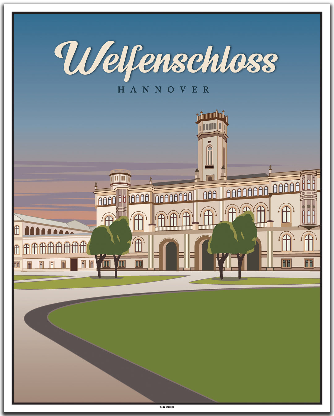 vintage hannover poster shop #40x50cm-weier-farbrand