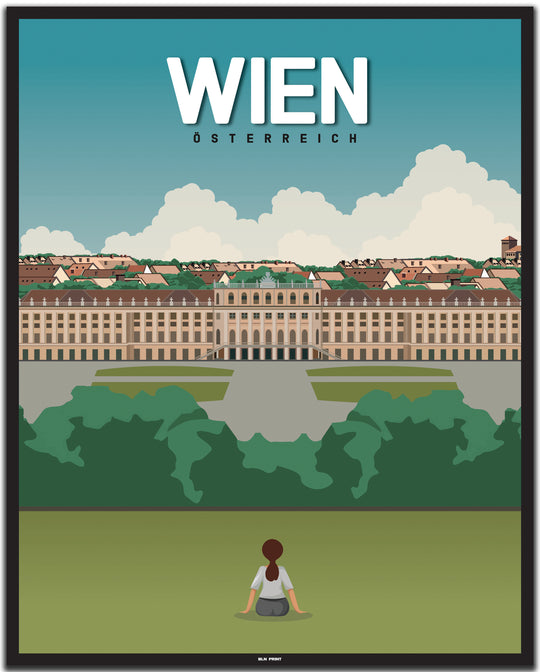 vintage wien poster shop #40x50cm-schwarzer-farbrand