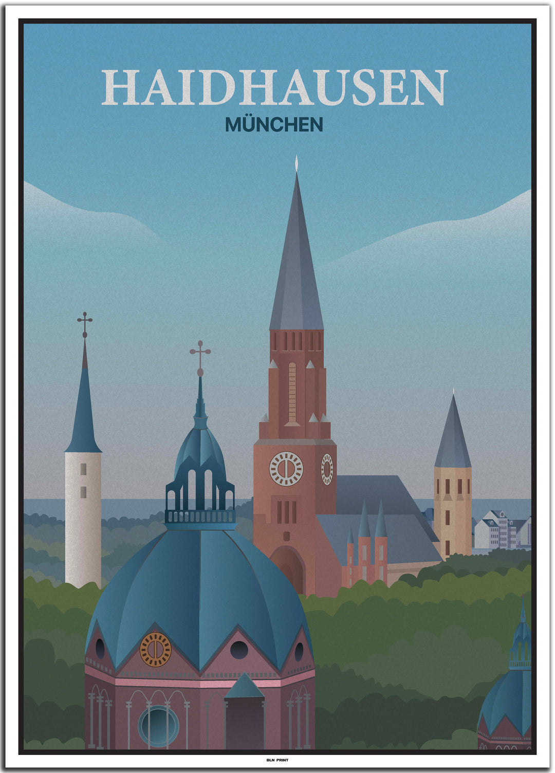 vintage münchen poster shop #50x70cm-weier-farbrand