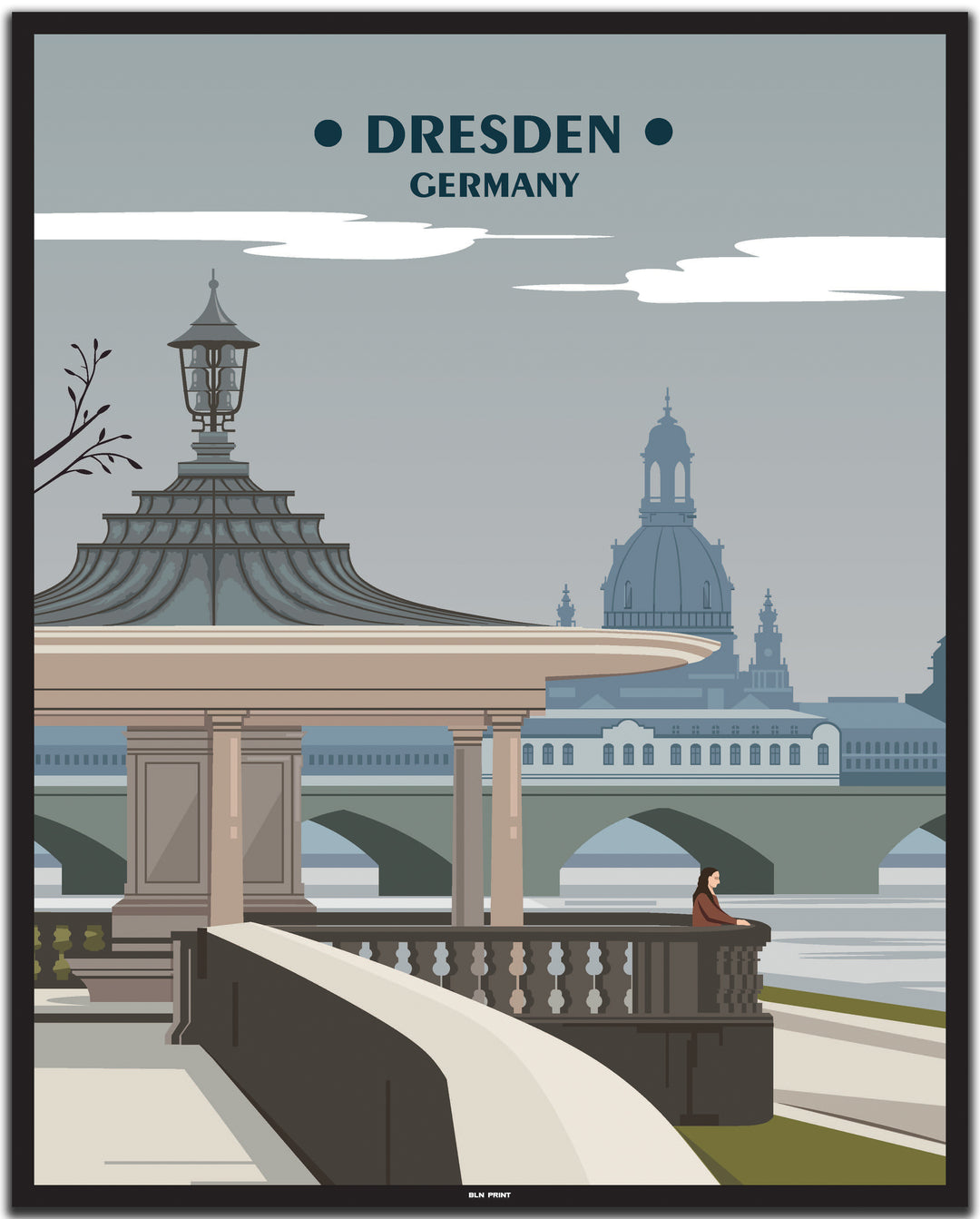 vintage dresden poster shop #40x50cm-schwarzer-farbrand