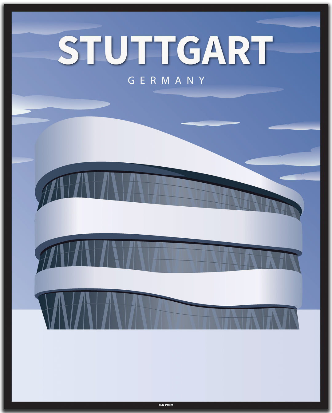 vintage stuttgart poster shop #40x50cm-schwarzer-farbrand